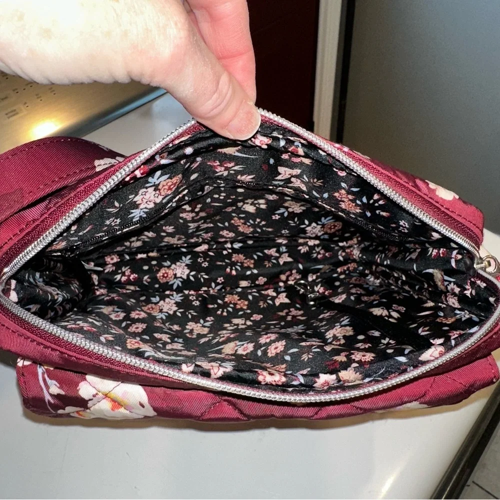 Vera Bradley Blooms & Branches Medium Hipster Crossbody Bag in Performance Twill